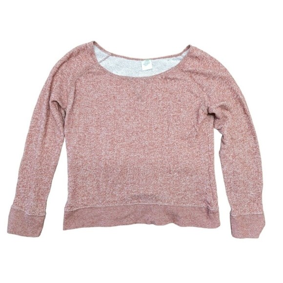 Independent Trading Co Scoop Neck Port Rose Sweater Women's Sweatshirt size L - Picture 1 of 8